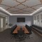Ekena Millwork 66 56W x 66 56H x 14T Large May Decorative Fretwork Wood Ceiling Panels, Cherry CELW67X67X0250MAYCH - alternate 2